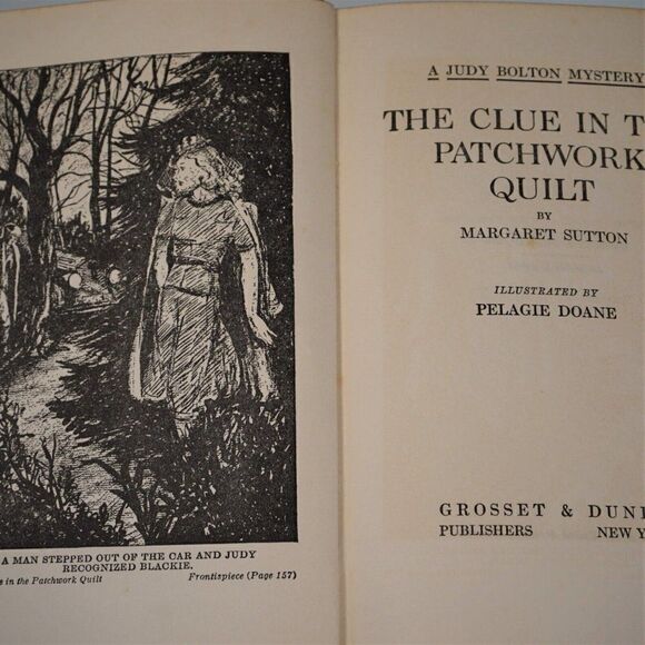 Judy Bolton Mystery 14 The Clue in the Patchwork Quilt by Margaret Sutton 1941 - Picture 2 of 8